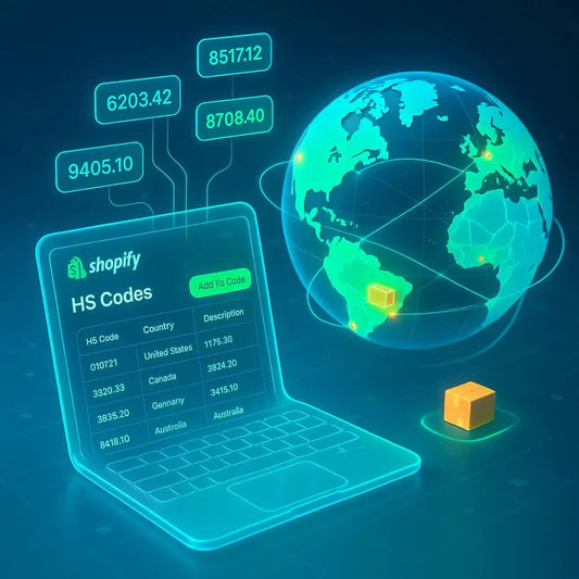 Управление кодами HS для международных продаж в каждой стране