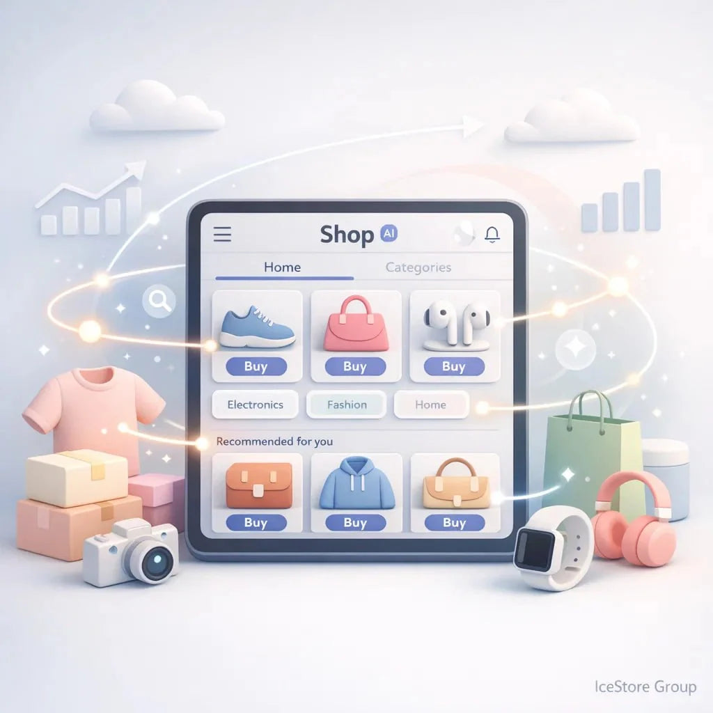 Теперь магазин использует каталог Shopify.
